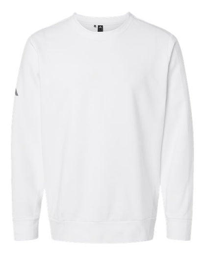 Adidas Fleece Crewneck Sweatshirt A434 Custom Embroidered Business Logo