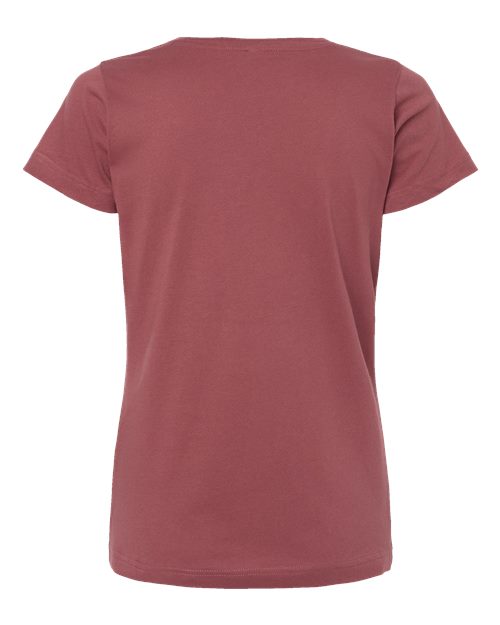 LAT Women's Fine Jersey Tee 3516 Rouge