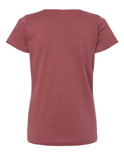 LAT Women's Fine Jersey Tee 3516 Rouge