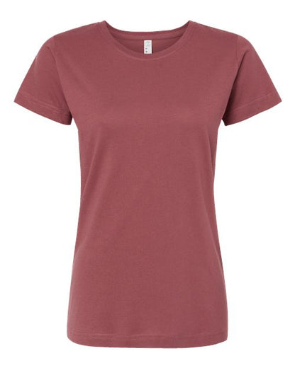 LAT Women's Fine Jersey Tee 3516 Rouge
