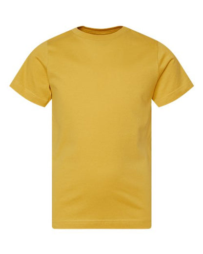 LAT Youth Fine Jersey Tee 6101 Mustard