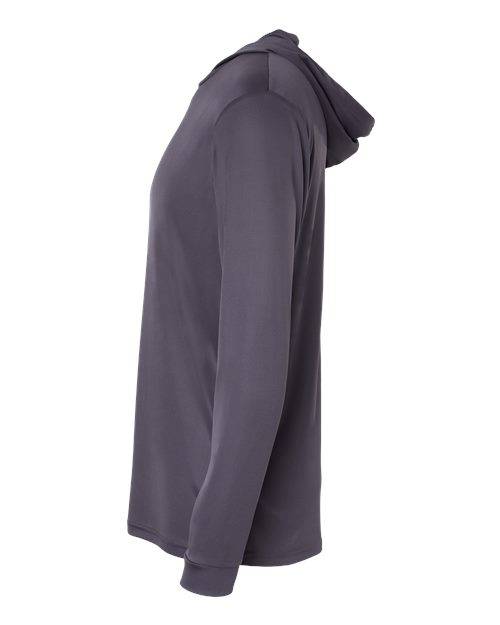 Paragon Bahama Performance Hooded Long Sleeve T-Shirt 220 Graphite