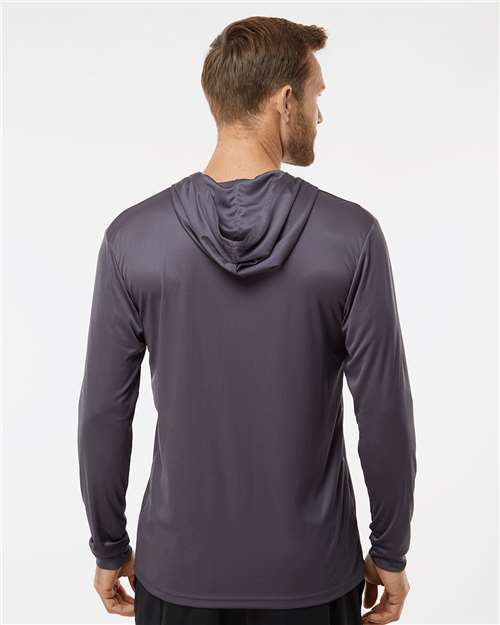 Paragon Bahama Performance Hooded Long Sleeve T-Shirt 220 Graphite