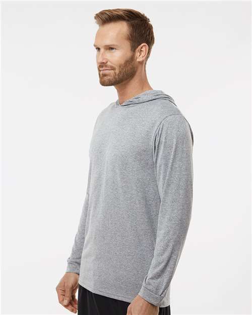 Paragon Bahama Performance Hooded Long Sleeve T-Shirt 220 Heather Grey