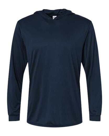 Paragon Bahama Performance Hooded Long Sleeve T-Shirt 220 Navy