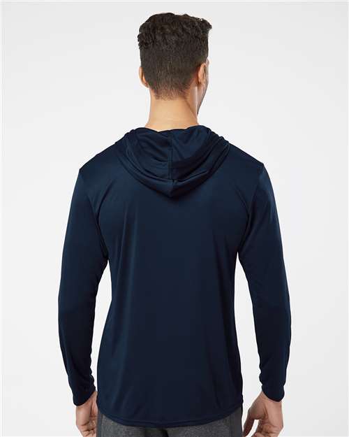 Paragon Bahama Performance Hooded Long Sleeve T-Shirt 220 Navy