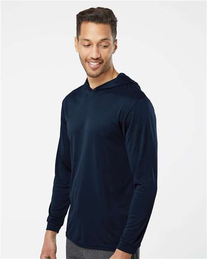 Paragon Bahama Performance Hooded Long Sleeve T-Shirt 220 Navy