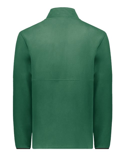 Custom EmbroideredAugusta Sportswear Unisex Eco Revive Polar Fleece Quarter-Zip Pullover 11336 Dark Green