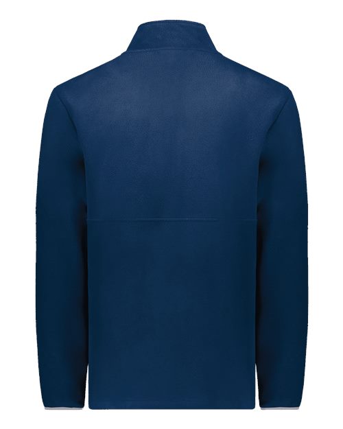 Custom EmbroideredAugusta Sportswear Unisex Eco Revive Polar Fleece Quarter-Zip Pullover 11336 Navy