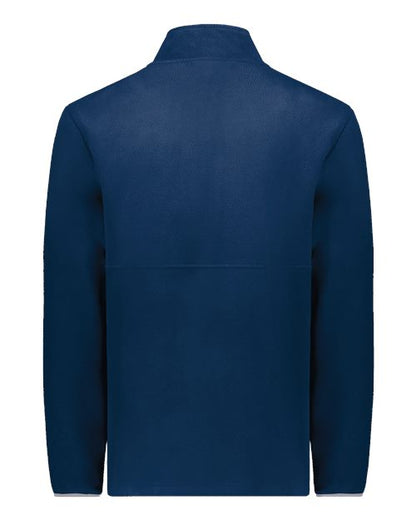 Custom EmbroideredAugusta Sportswear Unisex Eco Revive Polar Fleece Quarter-Zip Pullover 11336 Navy