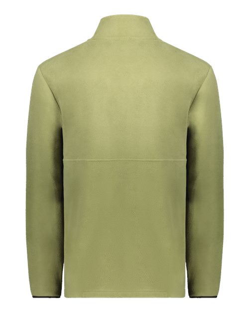 Custom EmbroideredAugusta Sportswear Unisex Eco Revive Polar Fleece Quarter-Zip Pullover 11336 Olive