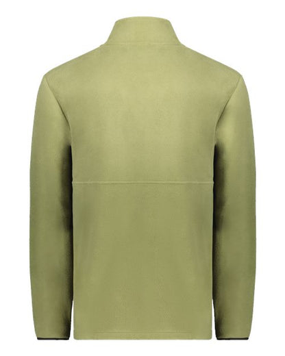 Custom EmbroideredAugusta Sportswear Unisex Eco Revive Polar Fleece Quarter-Zip Pullover 11336 Olive