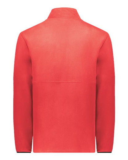 Custom EmbroideredAugusta Sportswear Unisex Eco Revive Polar Fleece Quarter-Zip Pullover 11336 Scarlet