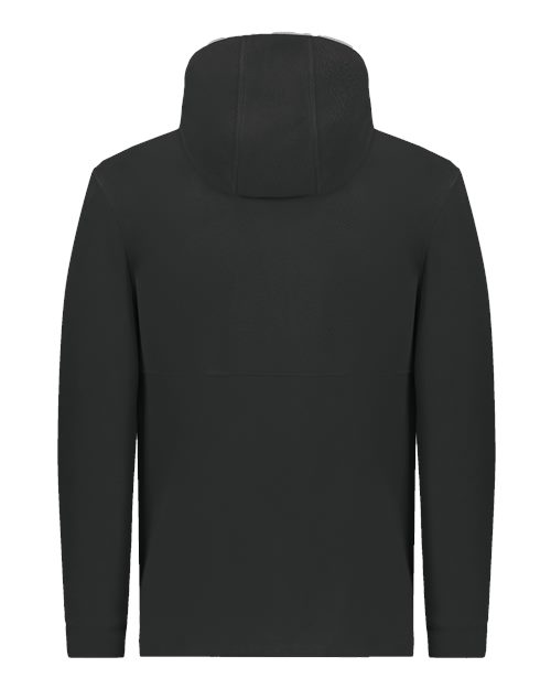 Custom EmbroideredAugusta Sportswear Youth Eco Revive Polar Fleece Hooded Full-Zip Jacket 11340 Black