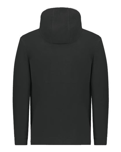 Custom EmbroideredAugusta Sportswear Youth Eco Revive Polar Fleece Hooded Full-Zip Jacket 11340 Black