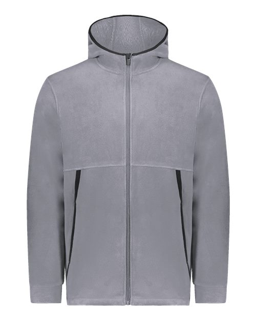 Augusta Sportswear Youth Eco Revive Polar Fleece Hooded Full-Zip Jacket 11340