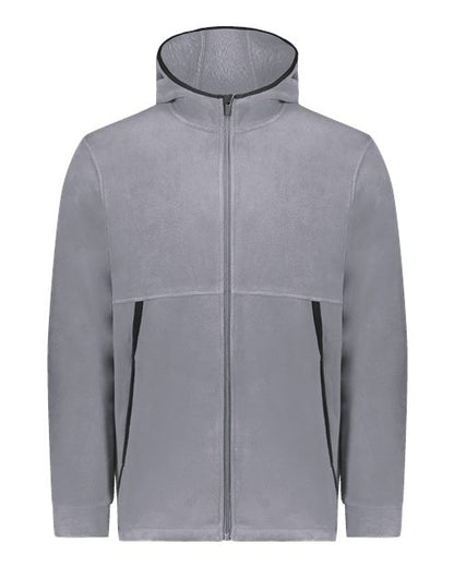 Augusta Sportswear Youth Eco Revive Polar Fleece Hooded Full-Zip Jacket 11340