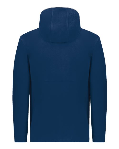 Custom EmbroideredAugusta Sportswear Youth Eco Revive Polar Fleece Hooded Full-Zip Jacket 11340 Navy