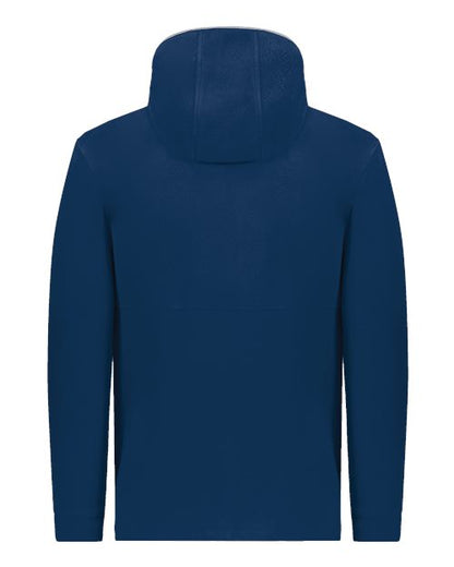 Custom EmbroideredAugusta Sportswear Youth Eco Revive Polar Fleece Hooded Full-Zip Jacket 11340 Navy