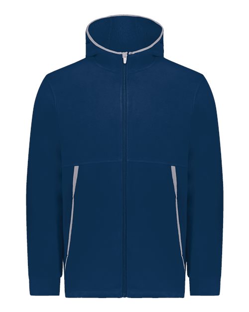 Augusta Sportswear Youth Eco Revive Polar Fleece Hooded Full-Zip Jacket 11340