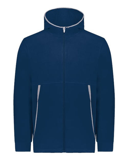 Augusta Sportswear Youth Eco Revive Polar Fleece Hooded Full-Zip Jacket 11340