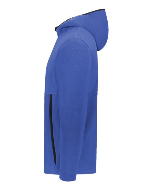 Augusta Sportswear Youth Eco Revive Polar Fleece Hooded Full-Zip Jacket 11340