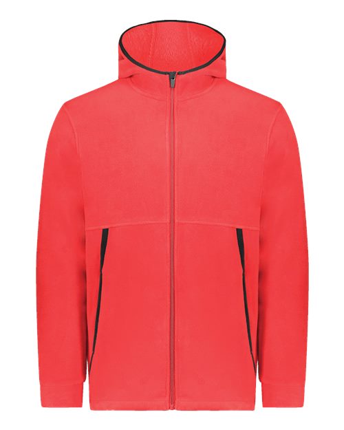 Augusta Sportswear Youth Eco Revive Polar Fleece Hooded Full-Zip Jacket 11340