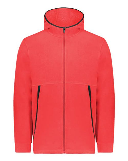 Augusta Sportswear Youth Eco Revive Polar Fleece Hooded Full-Zip Jacket 11340