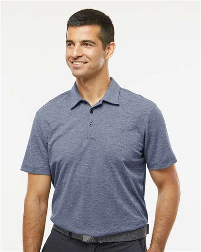 Adidas Heathered Polo A582 Custom Embroidered Business Logo