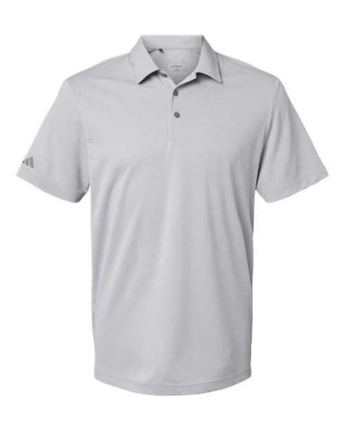 Adidas Heathered Polo A582 Custom Embroidered Business Logo