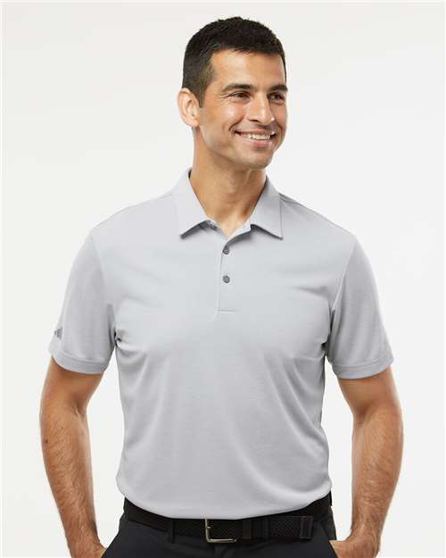 Adidas Heathered Polo A582 Custom Embroidered Business Logo