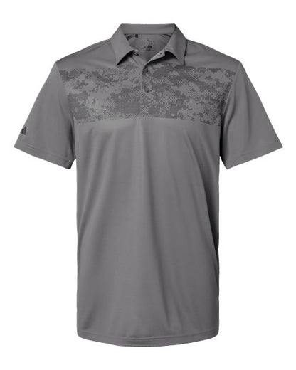 Adidas Camo Chest Print Polo A585 Custom Embroidered Business Logo