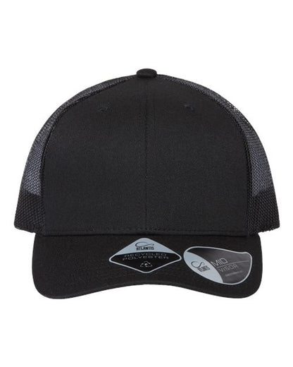 Atlantis Headwear Sustainable Trucker Cap BRYCE Custom Embroidered Business Logo