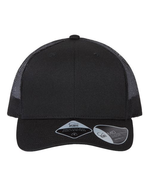 Atlantis Headwear Sustainable Trucker Cap BRYCE Custom Embroidered Business Logo