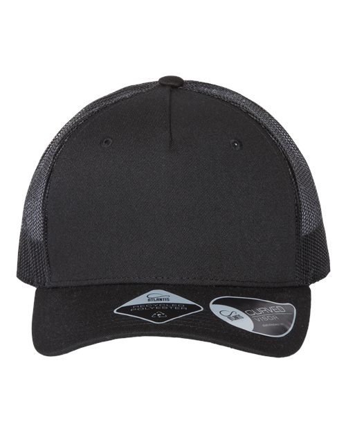 Atlantis Headwear Sustainable Five-Panel Trucker Cap ZION Custom Embroidered Business Logo