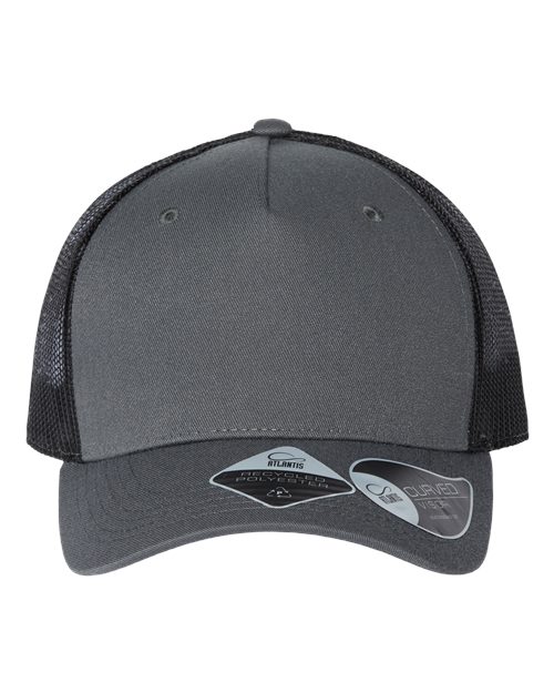 Atlantis Headwear Sustainable Five-Panel Trucker Cap ZION Custom Embroidered Business Logo