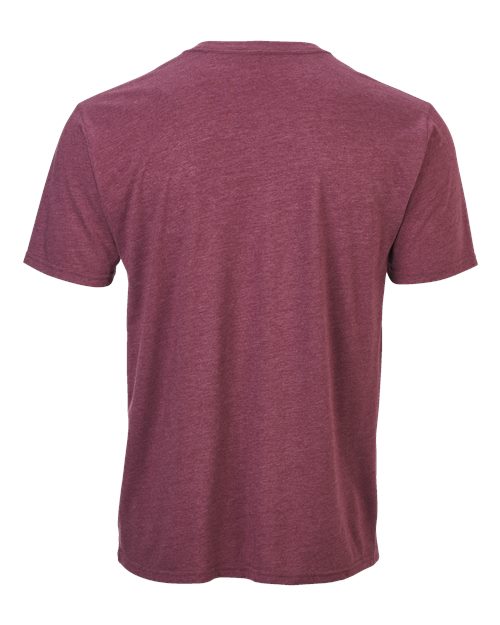 Custom EmbroideredBoxercraft Unisex Tri-Blend T-Shirt 11355 Maroon Heather