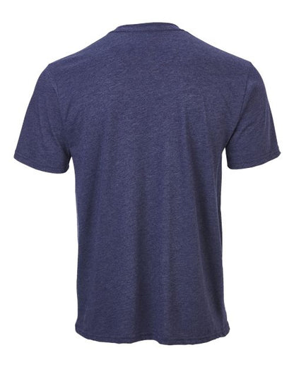 Custom EmbroideredBoxercraft Unisex Tri-Blend T-Shirt 11355 Navy Heather