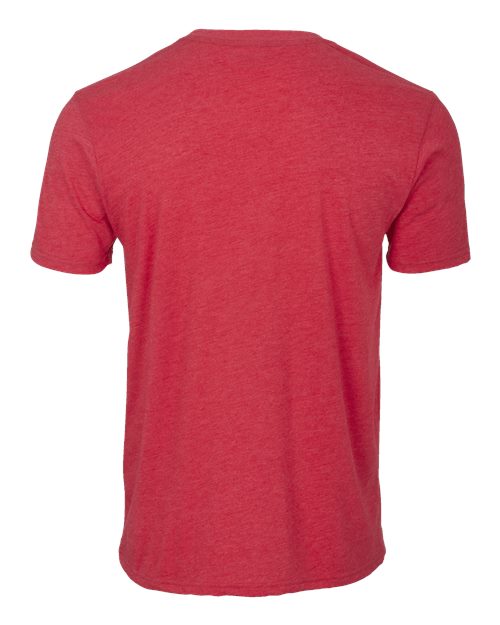 Custom EmbroideredBoxercraft Unisex Tri-Blend T-Shirt 11355 Red Heather