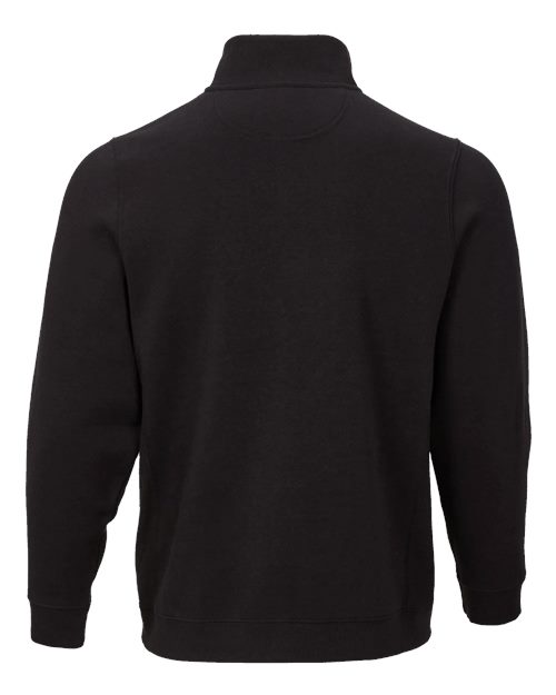 Custom EmbroideredBoxercraft Unisex Fleece Quarter-Zip Pullover 11183 Black