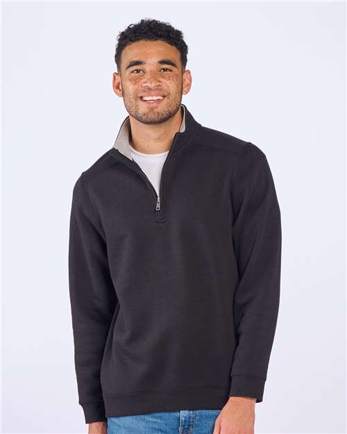 Custom Embroidered  Boxercraft Fleece Quarter-Zip Pullover BM5202  