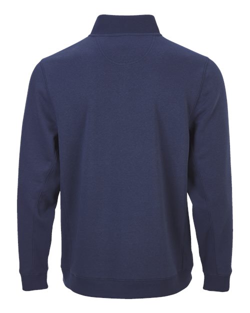 Custom EmbroideredBoxercraft Unisex Fleece Quarter-Zip Pullover 11183 Navy