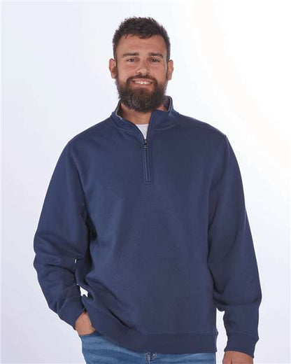 Custom Embroidered  Boxercraft Fleece Quarter-Zip Pullover BM5202  