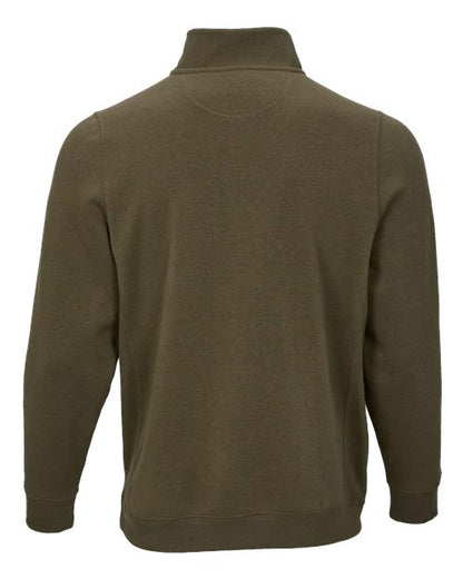 Custom EmbroideredBoxercraft Unisex Fleece Quarter-Zip Pullover 11183 Olive