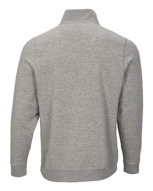 Custom EmbroideredBoxercraft Unisex Fleece Quarter-Zip Pullover 11183 Oxford Heather