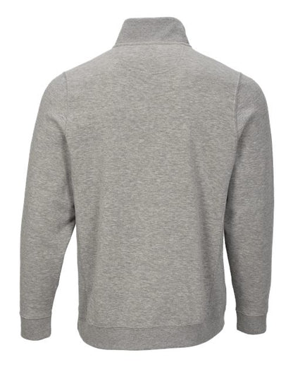 Custom EmbroideredBoxercraft Unisex Fleece Quarter-Zip Pullover 11183 Oxford Heather