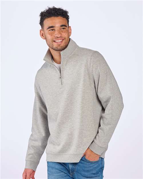 Custom Embroidered  Boxercraft Fleece Quarter-Zip Pullover BM5202  