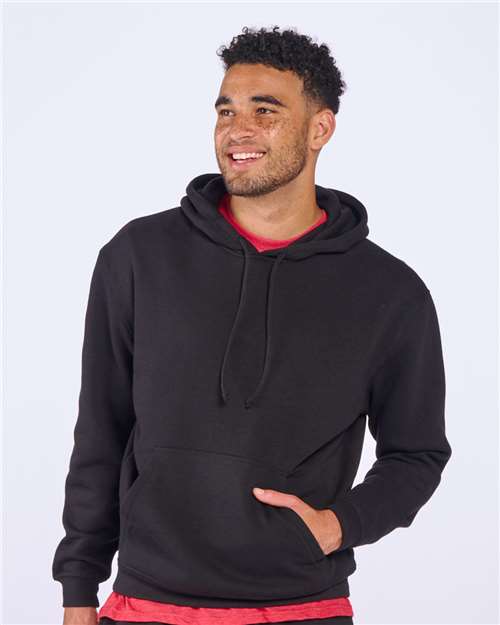 Custom Embroidered  Boxercraft Fleece Hooded Pullover BM5302 Black