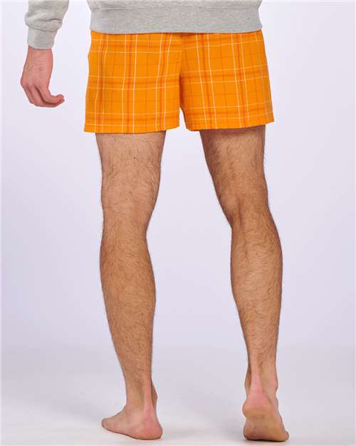 Boxercraft Double Brushed Flannel Boxers BM6701 Orange Field Day Plaid