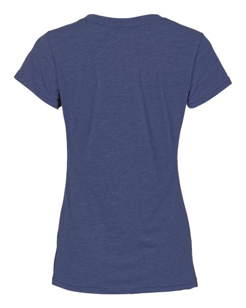 Custom EmbroideredBoxercraft Women's Tri-Blend T-Shirt 11359 Navy Heather